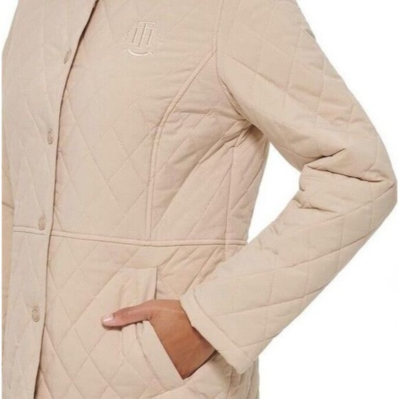 NWT Tommy Hilfiger Women’s Quilted Jacket Chino Size XL - Picture 4 of 4